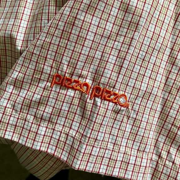 ☘️ M/L Genumark Plaid Uniform Shirt - Picture 4 of 4